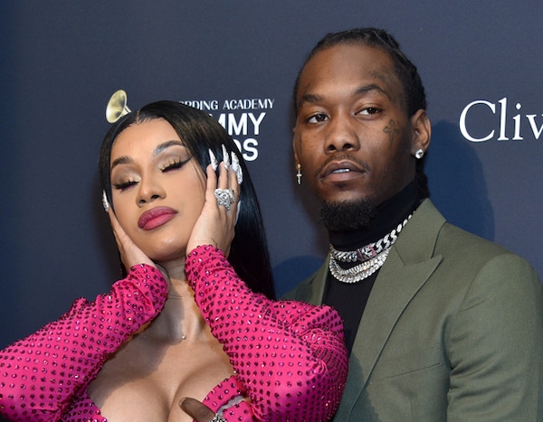 Cardi B and Offset from Clive Davis' Pre-2020 Grammys Gala: Star